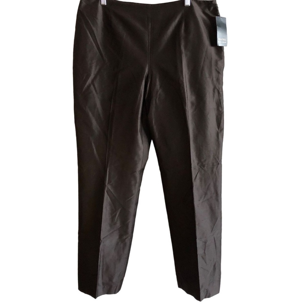 Dana Buchman Silk Lined Dark Brown Women’s Pants Size 6P